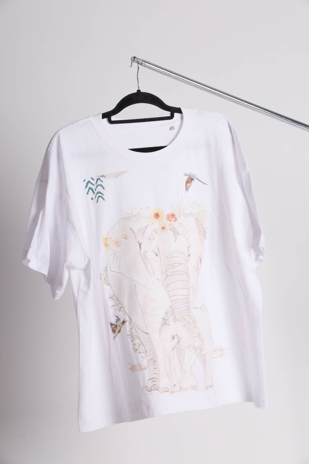 Oversize "Africa" T-shirt - Optic White