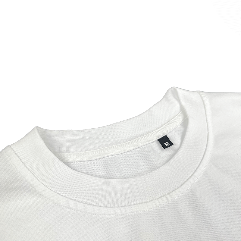 Oversize "HOM" embroidered mini logo T-shirt - optic white